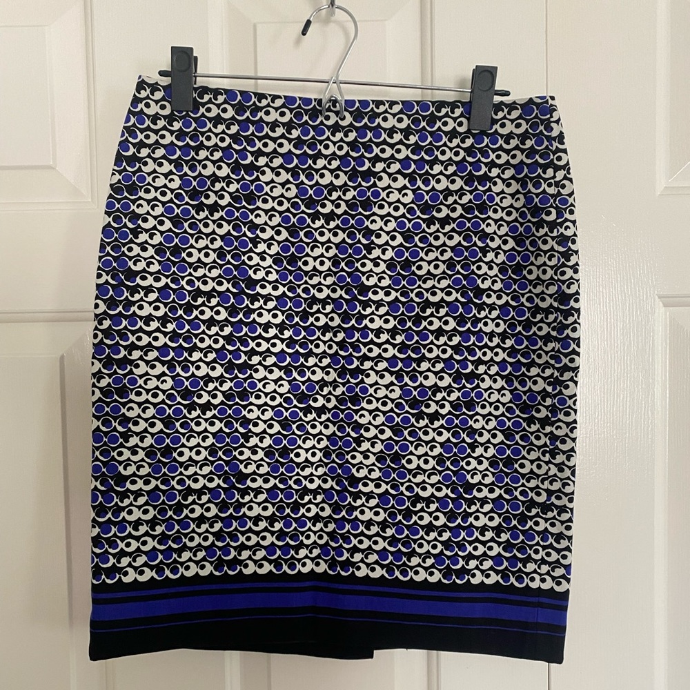 Ann Taylor Patterned Pencil Skirt